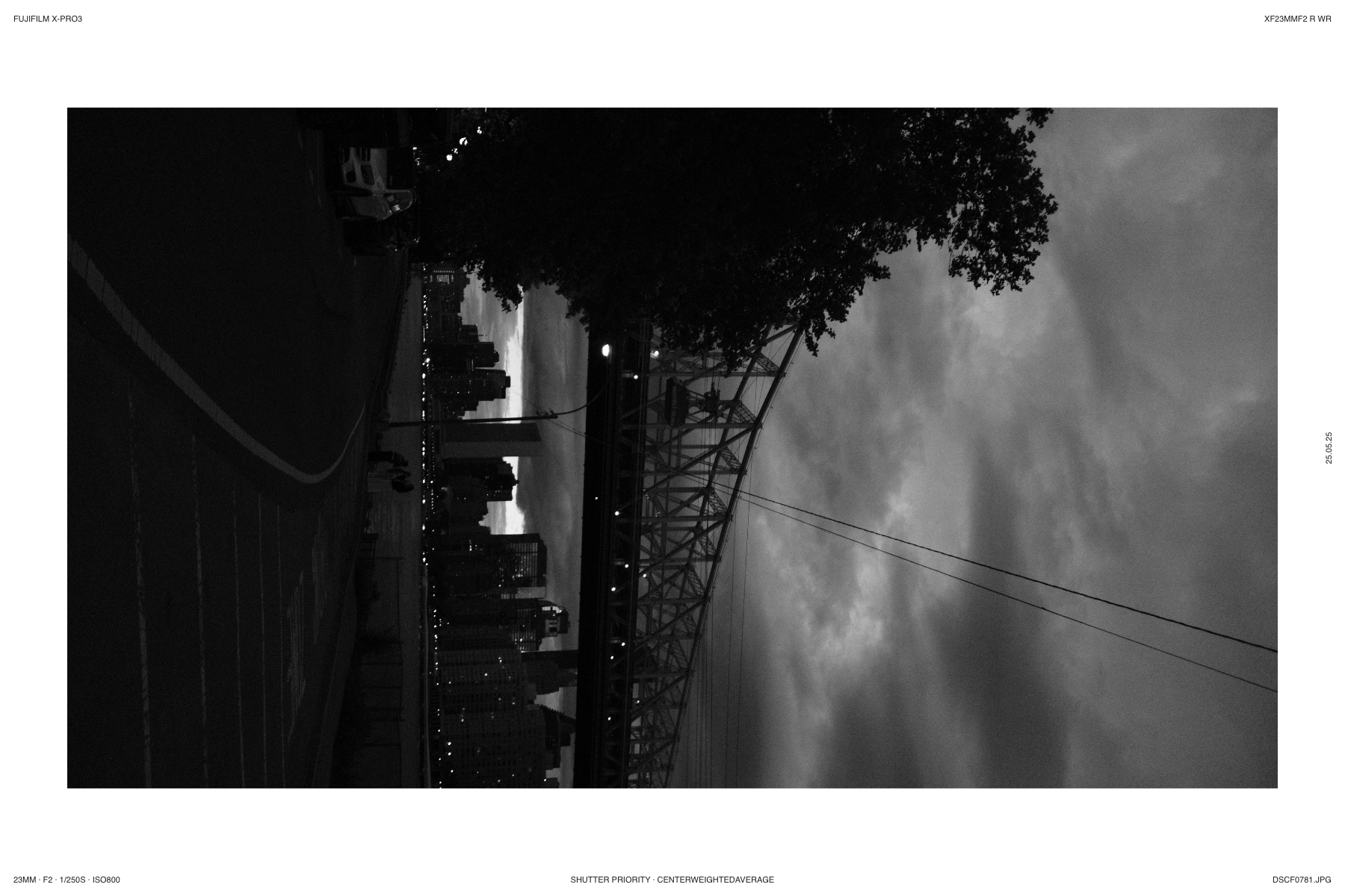 EXIF Print Output - Portrait